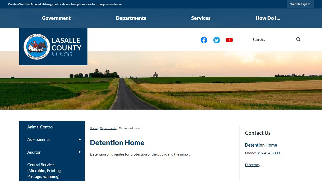Detention Home | LaSalle County, IL